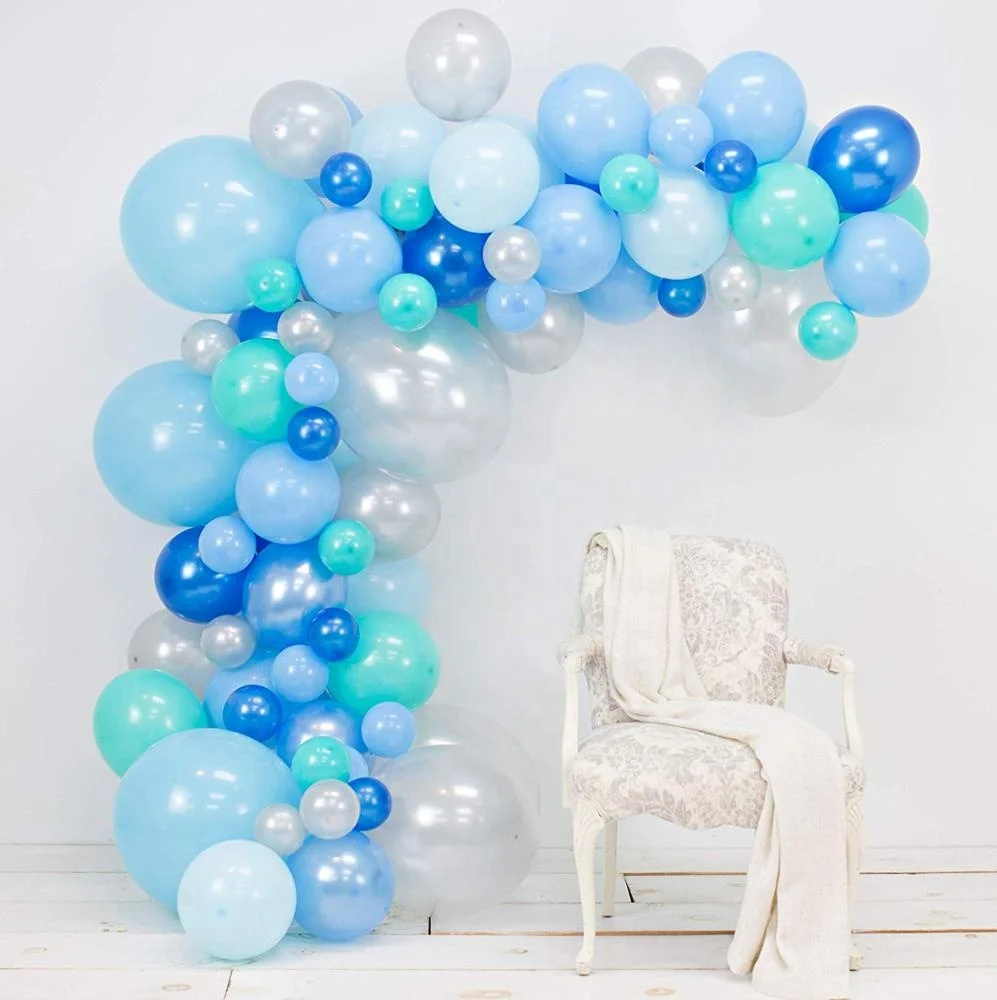 baby shower balloon arch boy