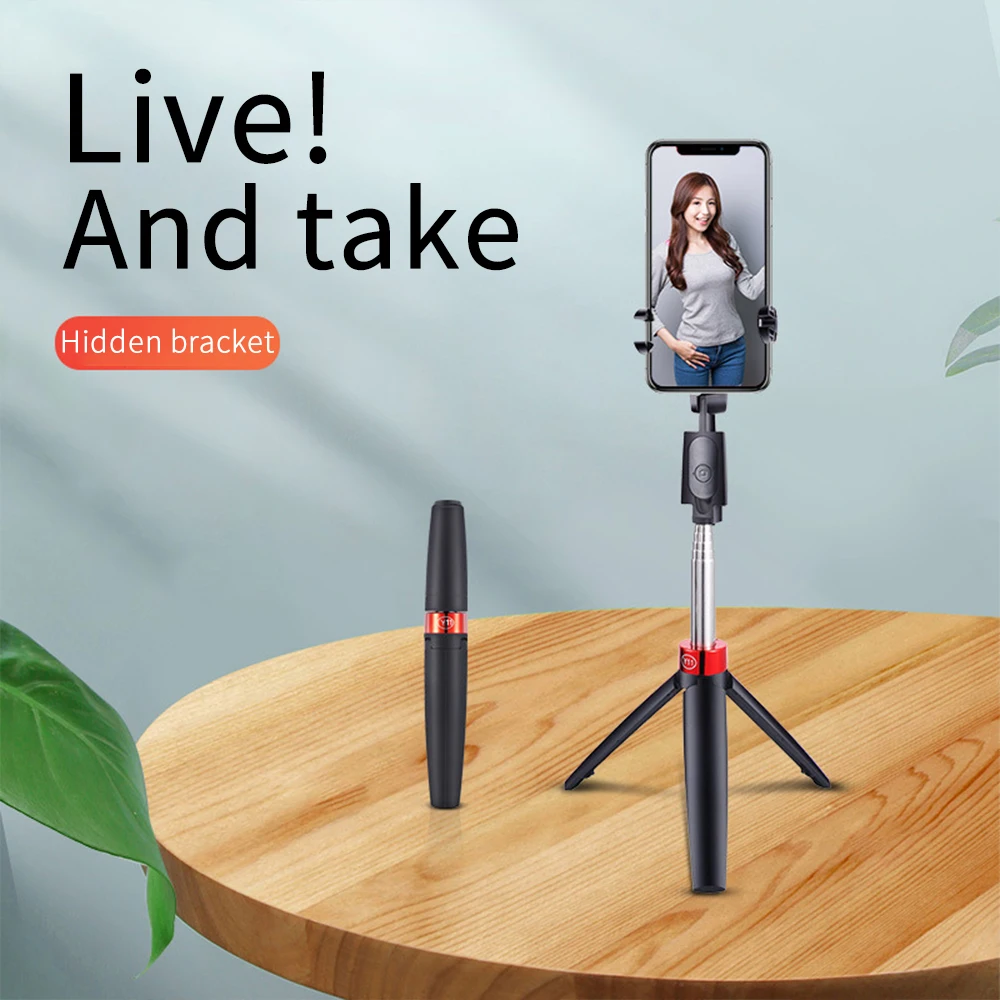 

Free Shipping 1 Sample OK Live Multi-Model Handheld Selfie Stick Aluminum Alloy Mobile Phone Tripod Stand Amazon Hot Sales