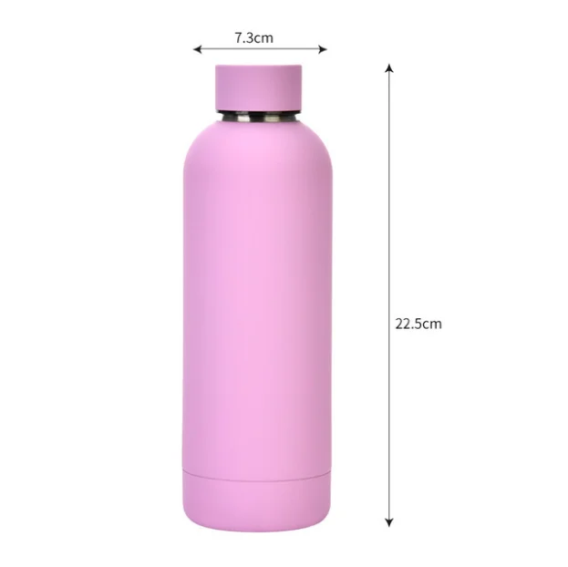 

Custom Design Outdoor Sports Travel 600ml Double Wall Tumbler Stainless Steel Water Bottle, Customized color