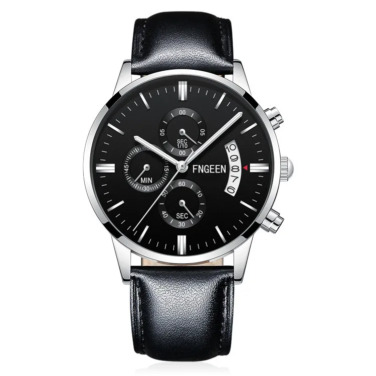 

casual custom big face designer excel wrist watch one hand price nato gift watch men, Black ,white