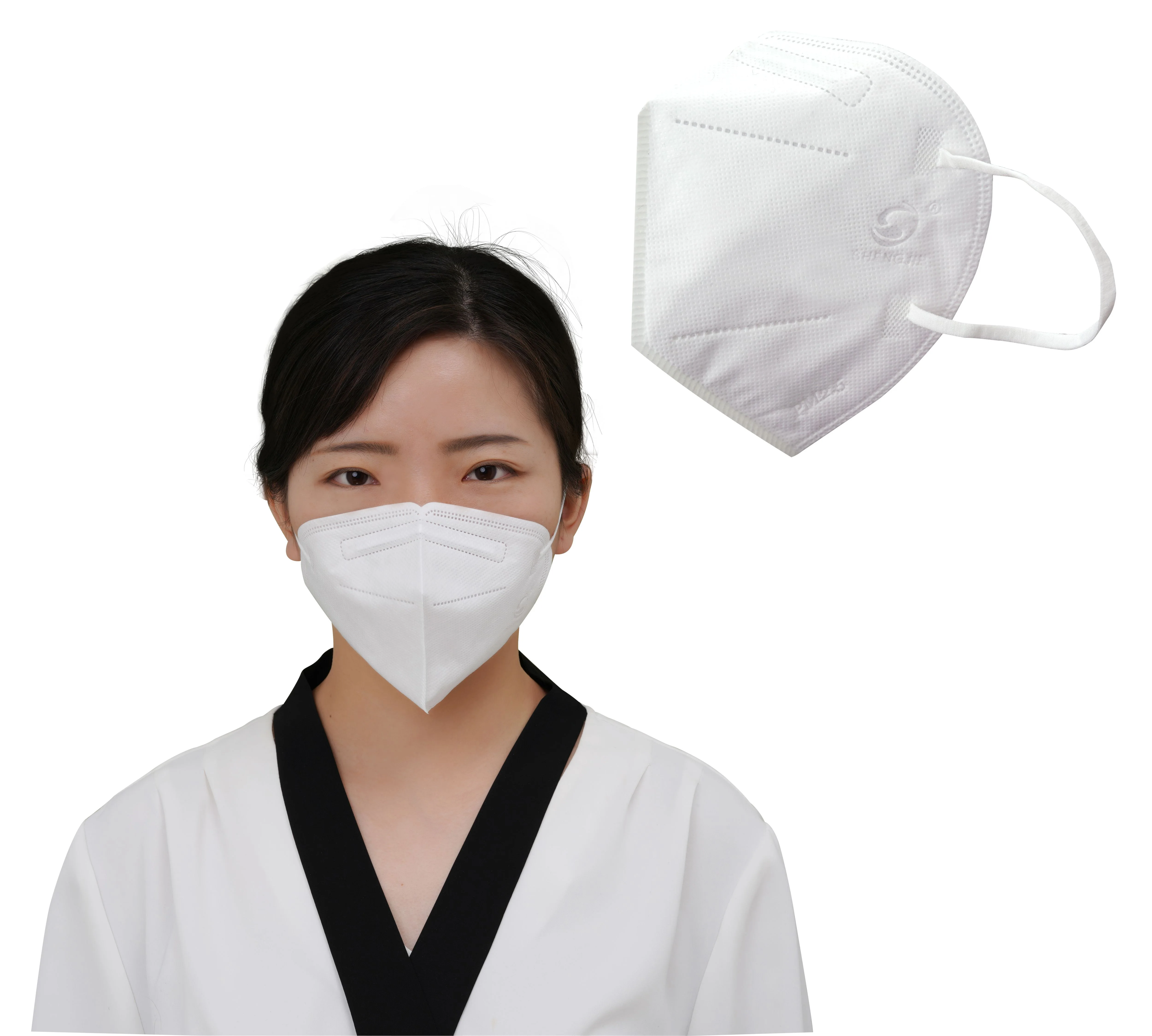 
Good Fit Medical Surgical Mask Disposable Medical Face Mask Factory Manufacturer Type IIR mask KN95 Shape 