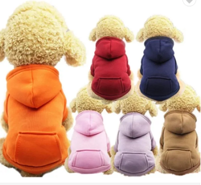 

Hot selling Wholesale Multi Color Comfortable Winter Dog Clothes Pet Dog Hoodie For Pet