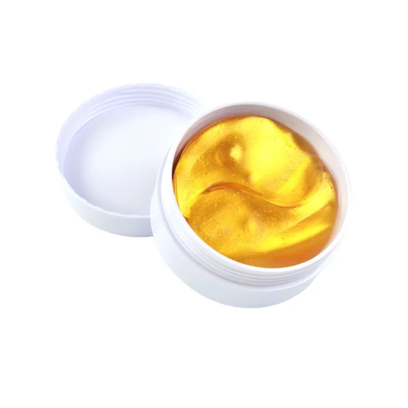 

Best Price 60pcs 24k gold collagen Eye Patch High Quality collagen crystal gel eye mask, Gold crystal