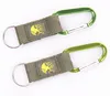 Cheap price fashion customized short strap carabiner lanyard with key ring