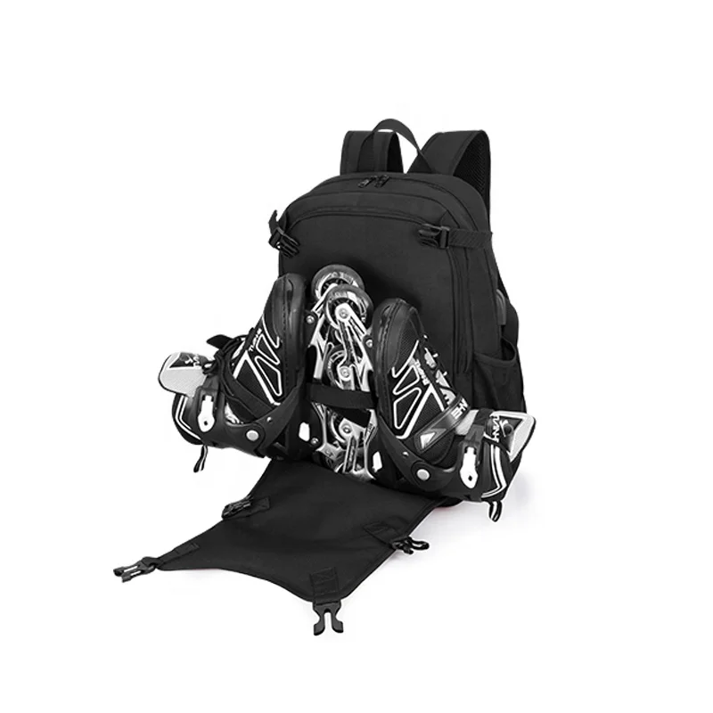 

mochila luminosa sport casual backpack roller skate skating bags leisure sports backbag book bag pack