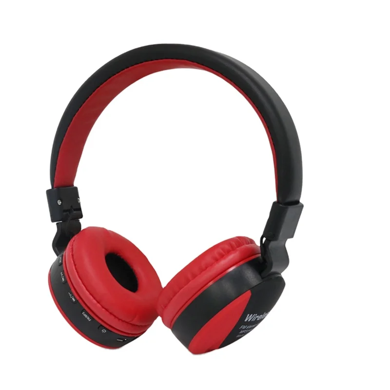 

PUJIMAX New Product Wireless Headset With Microphone Earphone Support TF Memory Card For SmartPhone Tablet Sports Music Gaming, Black/white/red/blue