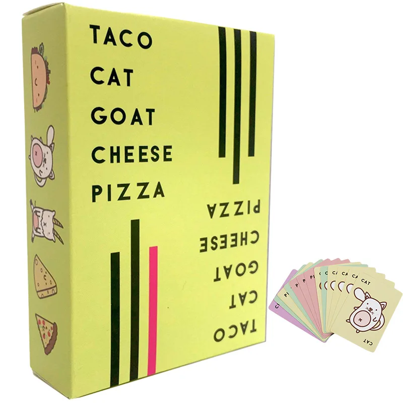 

High-performance Original cheap one Taco Cat Goat Cheese Pizza cards playing games