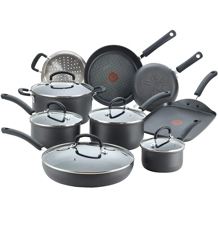 

Yeahmeck Black 12 Piece Nonstick Cookware Set, Other Cookware YM765SC