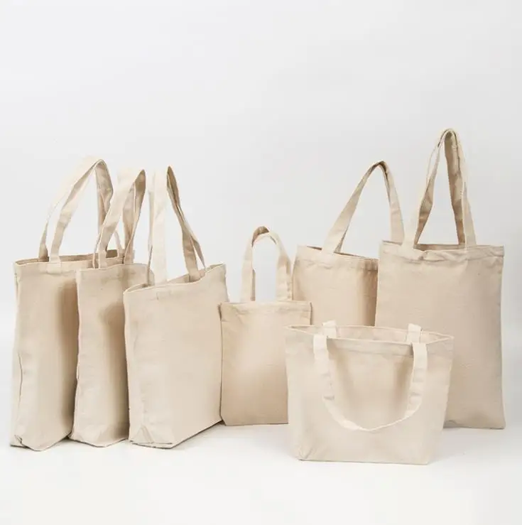 

Canvas Tote Bags Promotion Eco Blank Cotton Shopping Accept Customized Logo Customized Color ,medium(30-50cm) OEM