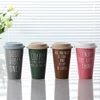 280cc reusable keep thermo coffee to go travel cup double wall ceramic mug