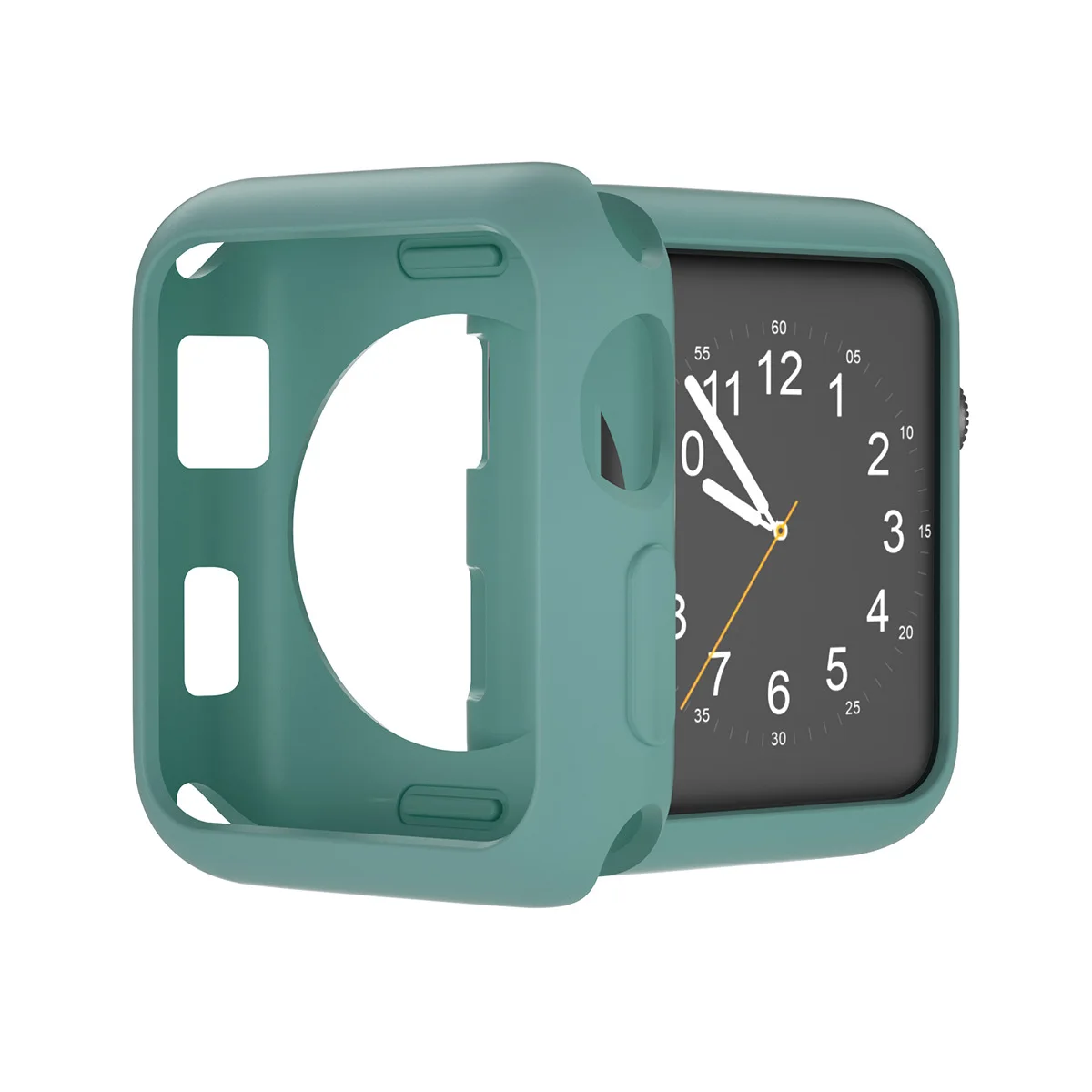 

Waterproof Silicon Protective Case For iwatch Series For Apple Watch 1 2 3 4 5 6 7 SE