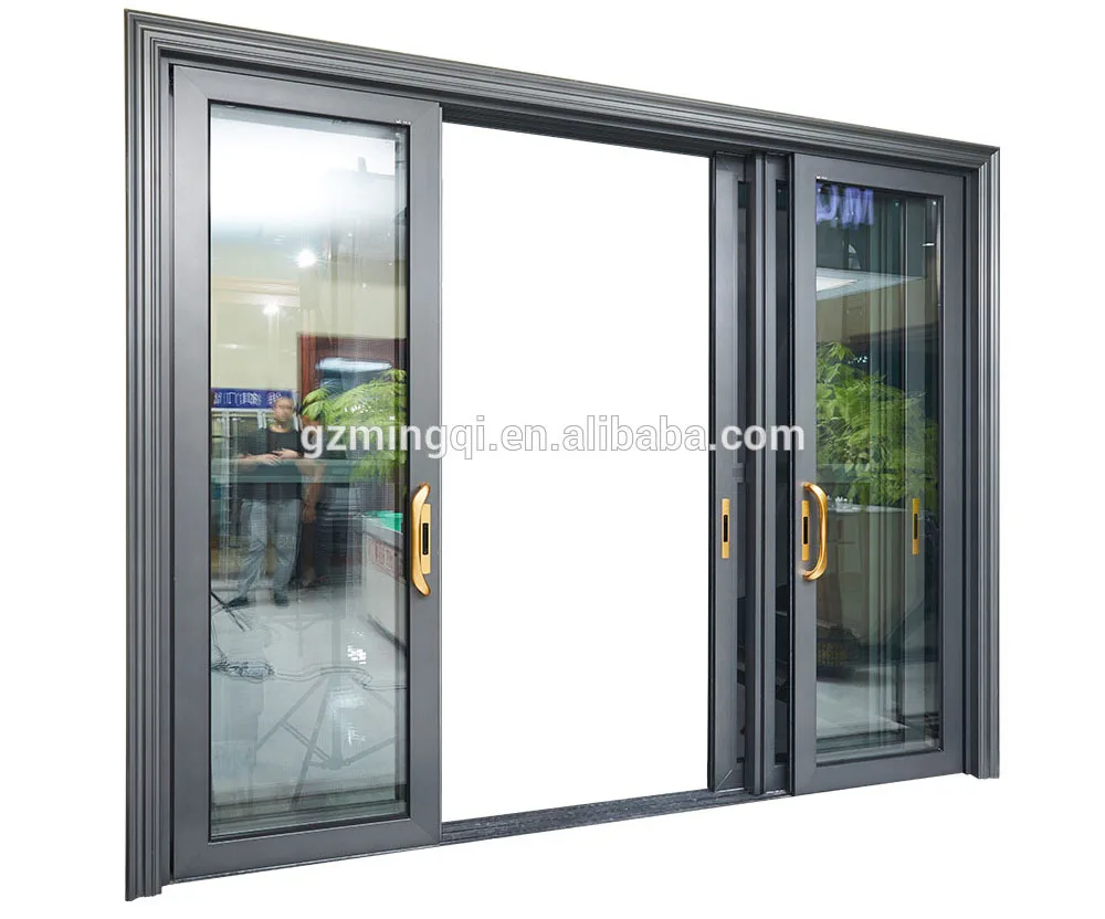 Low E Glass Design Balcony Aluminum Glass Sliding Door With Fly Screen Buy Sliding Door Aluminum Sliding Door Glass Sliding Door Product On Alibaba Com