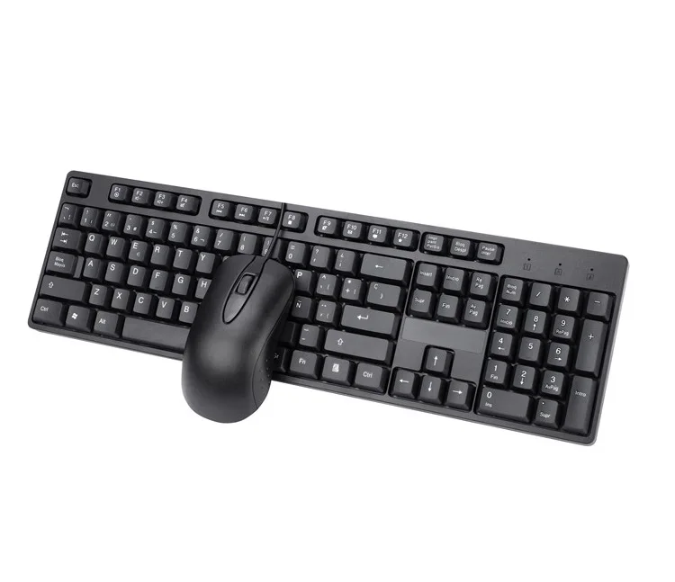 

Taclado Span gaming keyboard and mouse, Black