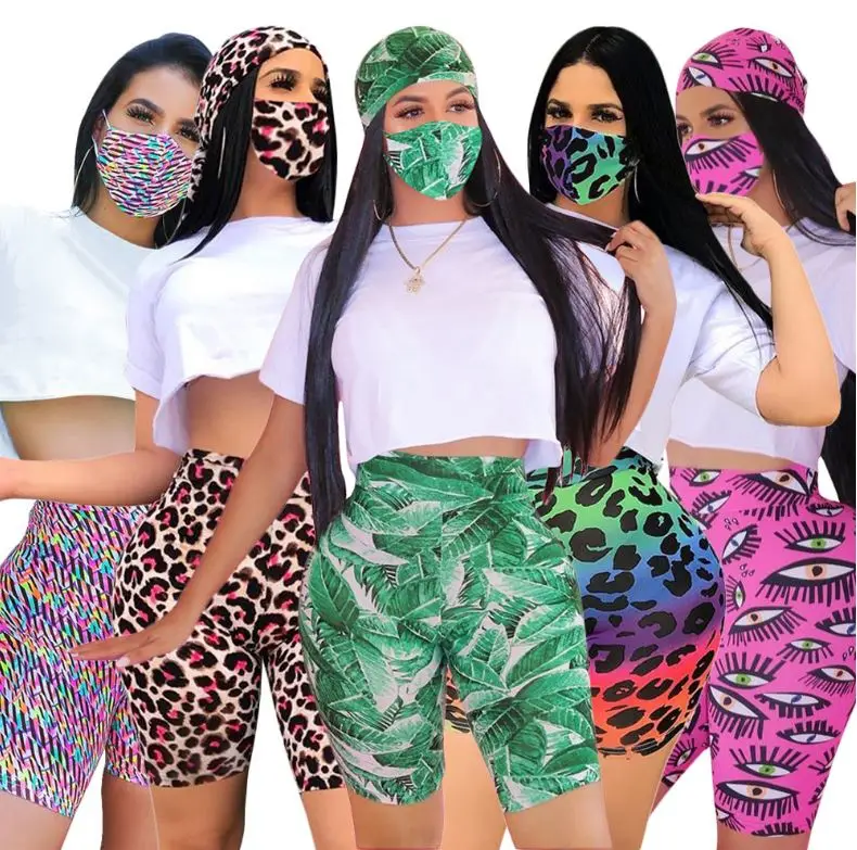 

Women 2 pieces set costumes shirt short outfits in bulk ethica sets with facemask