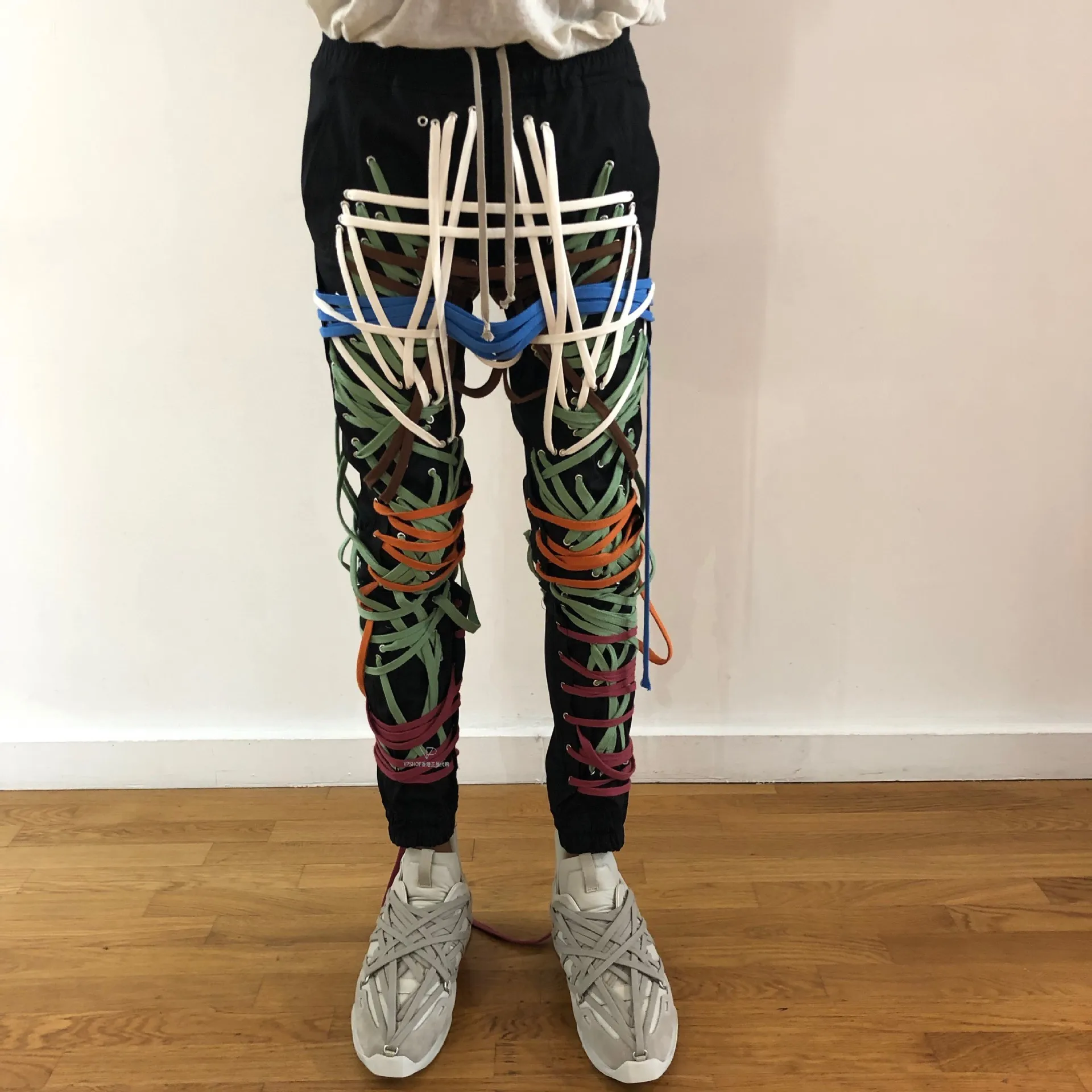 

color cross bandage harem pants for women high waist plus size casual loose trousers female 2020 fall fashion new
