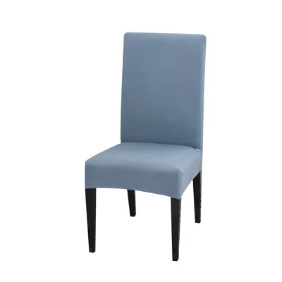 

CL427 Kitchen Hotel Banquet Elastic Stretch Chair Slipcover Case Anti-dirty Removable Chair Covers High Back Dining Chair Cover