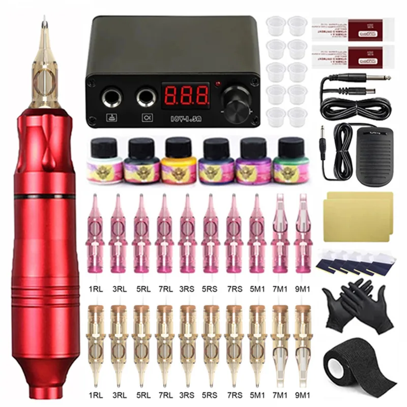 

wireless tattoo machine tattoo machine full package tattoo machine full package