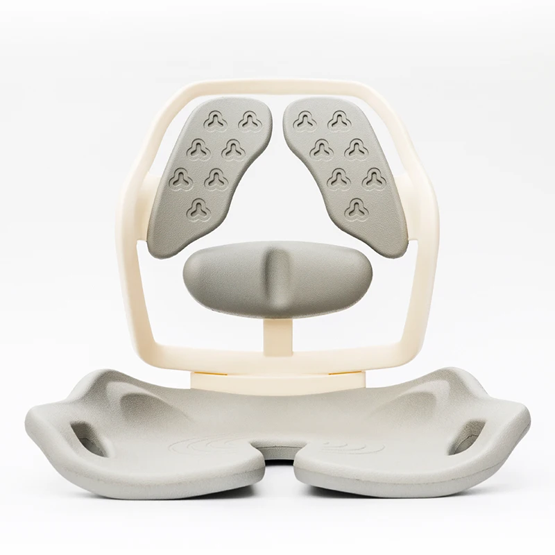 

Home Back Support Corrector Posture Chair for Kids, Gray/ red/blue