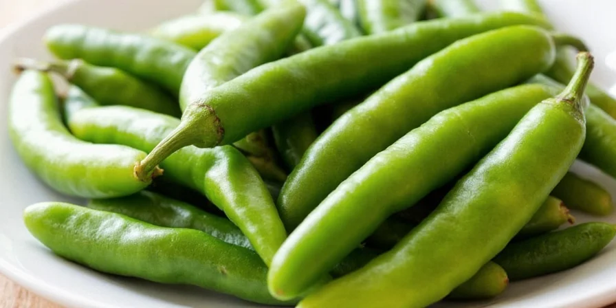 Roasting green chiles