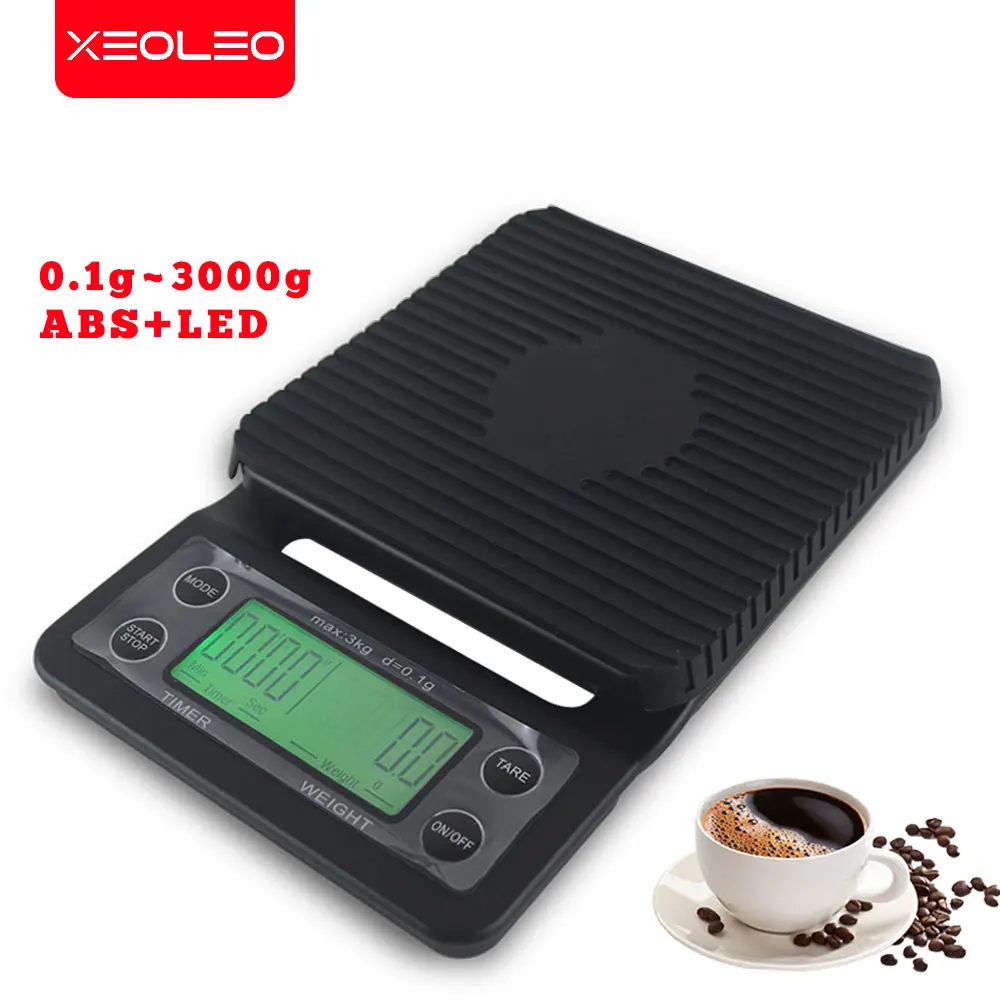 

XEOLEO Electronic Coffee Scale Mini Smart Kitchen Scale for baking/Coffee Electronic Scale Kitchen Scale Max range 3kg Household