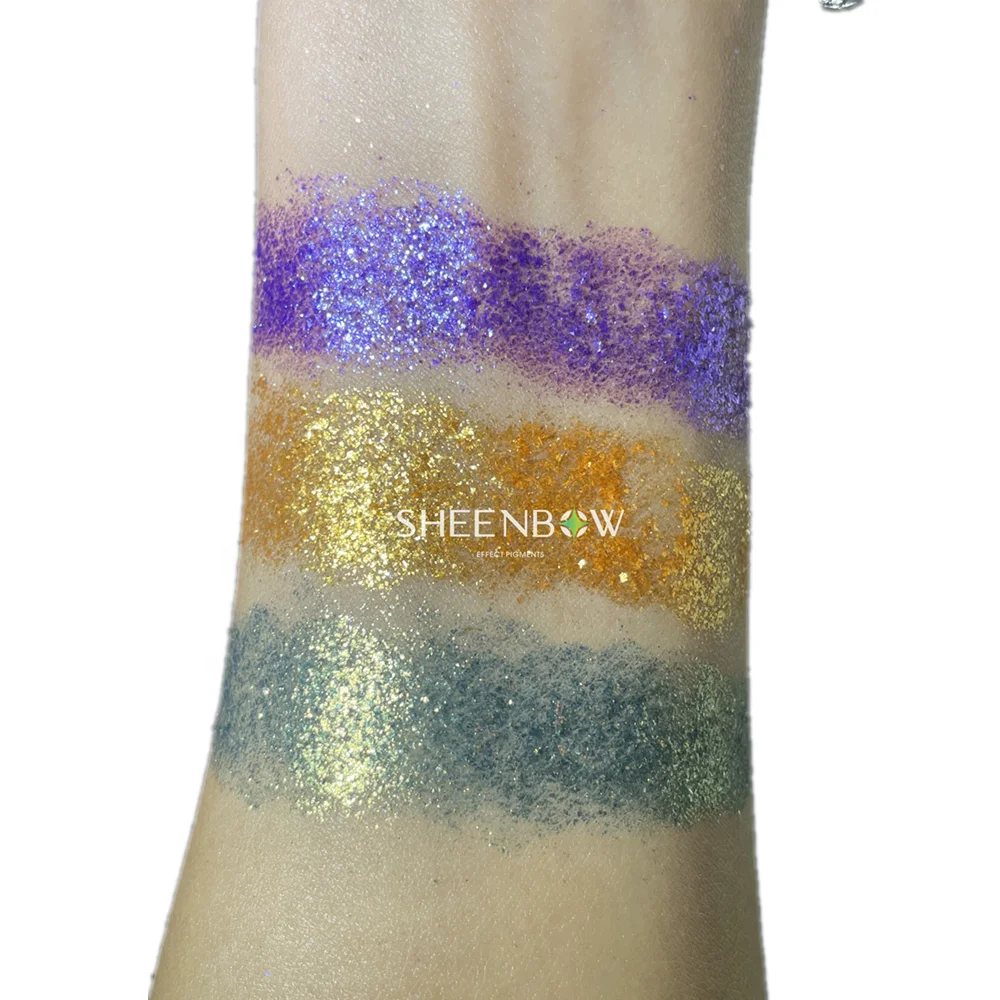 

Sparkle Glitter Eyeshadow Pigment Diamond Shiny Powder Loose Pigment eye makeup, Multi color