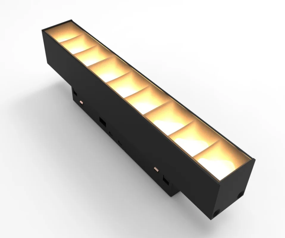 
led track magnetic rail lamp 24v 48v DC surface mount suspension recessed magnetic led track lighting linear system 