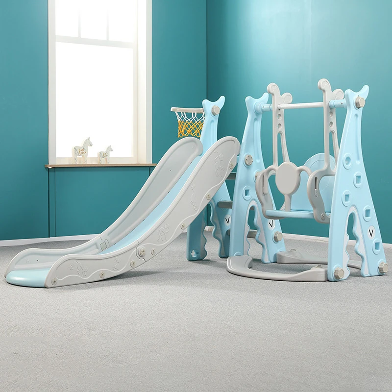 

Good Quality Play Swing Sets Baby Slide Indoor For Kids, Pink, blue