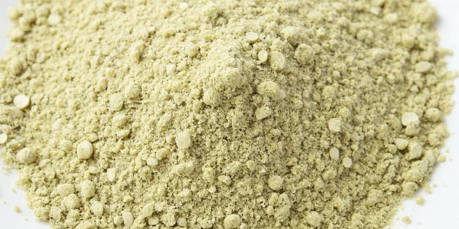 Close-up of powdered rosemary in a small bowl