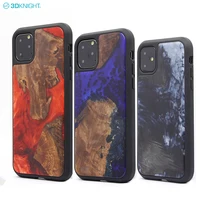 

Colorful Resin wood TPU phone case for iphone 11 pro max