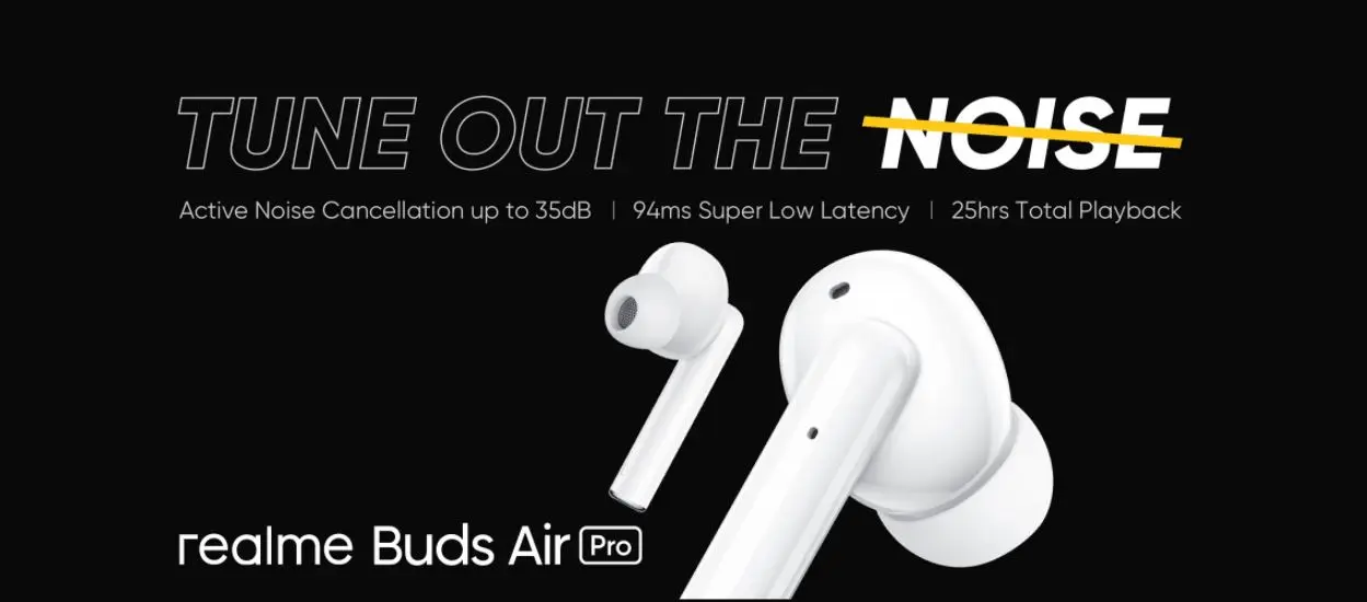 realme airpods pro black