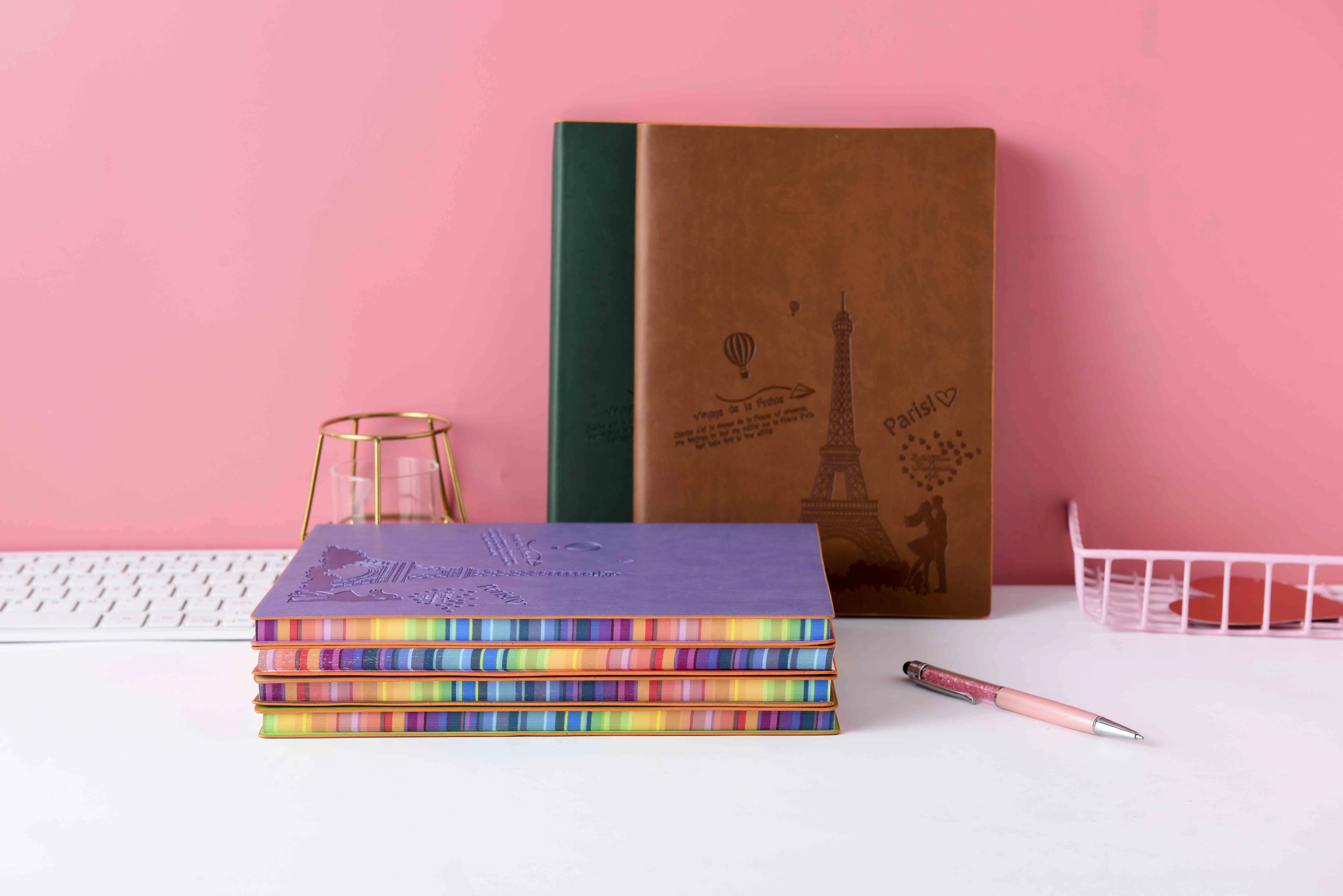 Hot Selling Cheap Plain Stationery Soft Cover Notebooks Custom