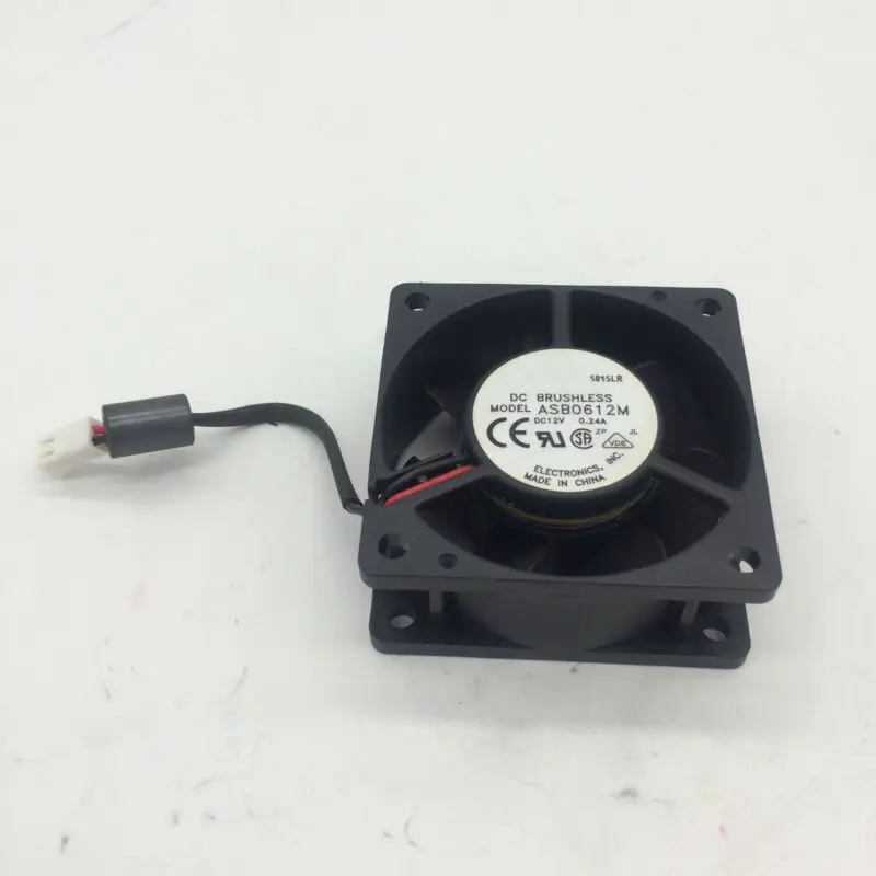 

Cooling fan electronics asb0612m f00 dc12v 0.24a 6cm 60x60x25mm 3wire cooling fan