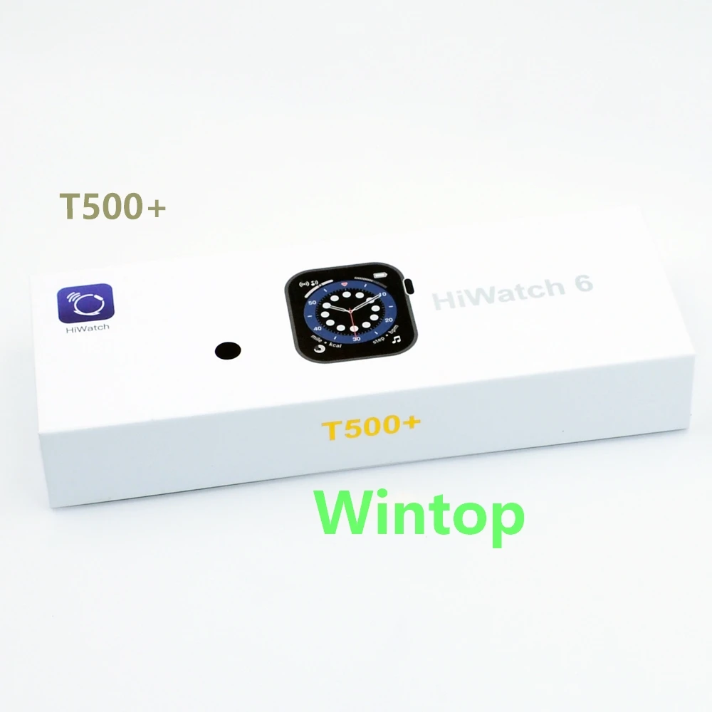 

2021 Heart Rate Blood Pressure Monitoring Reloj Inteligente Hiwatch 6 Wristwatches Series 6 Smart Watch t500+ Smartwatch