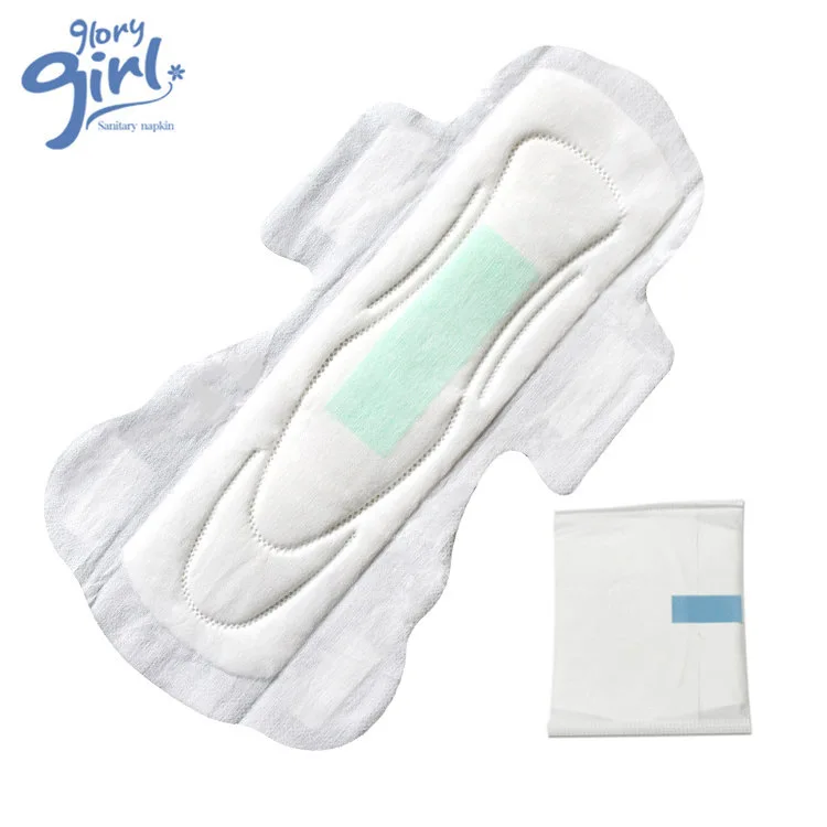 

Feminine hygiene products disposable maxi pure cotton sanitary pads economic female period sanitary napkins, Negative anion chip