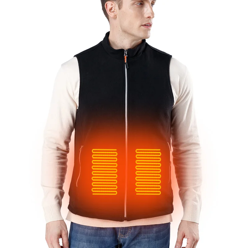 

2021 New Product winter Utility usb unisex women electric heated vest jacket with heating men Outdoor warming Polar fleece
