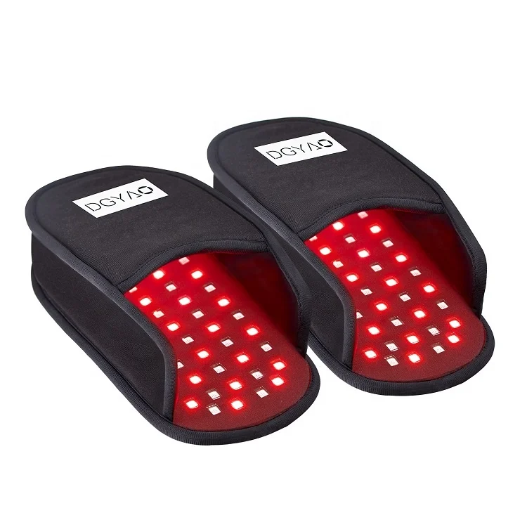 

DGYAO 2022 Best Choice 2 set Led 660nm 880nm Shoe Foot Pain Relief LED Red Infrared Light Therapy Devices