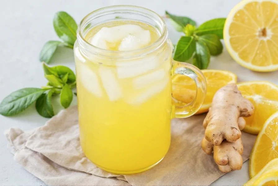 Benefits and Recipe for Ginger Lemon Drink