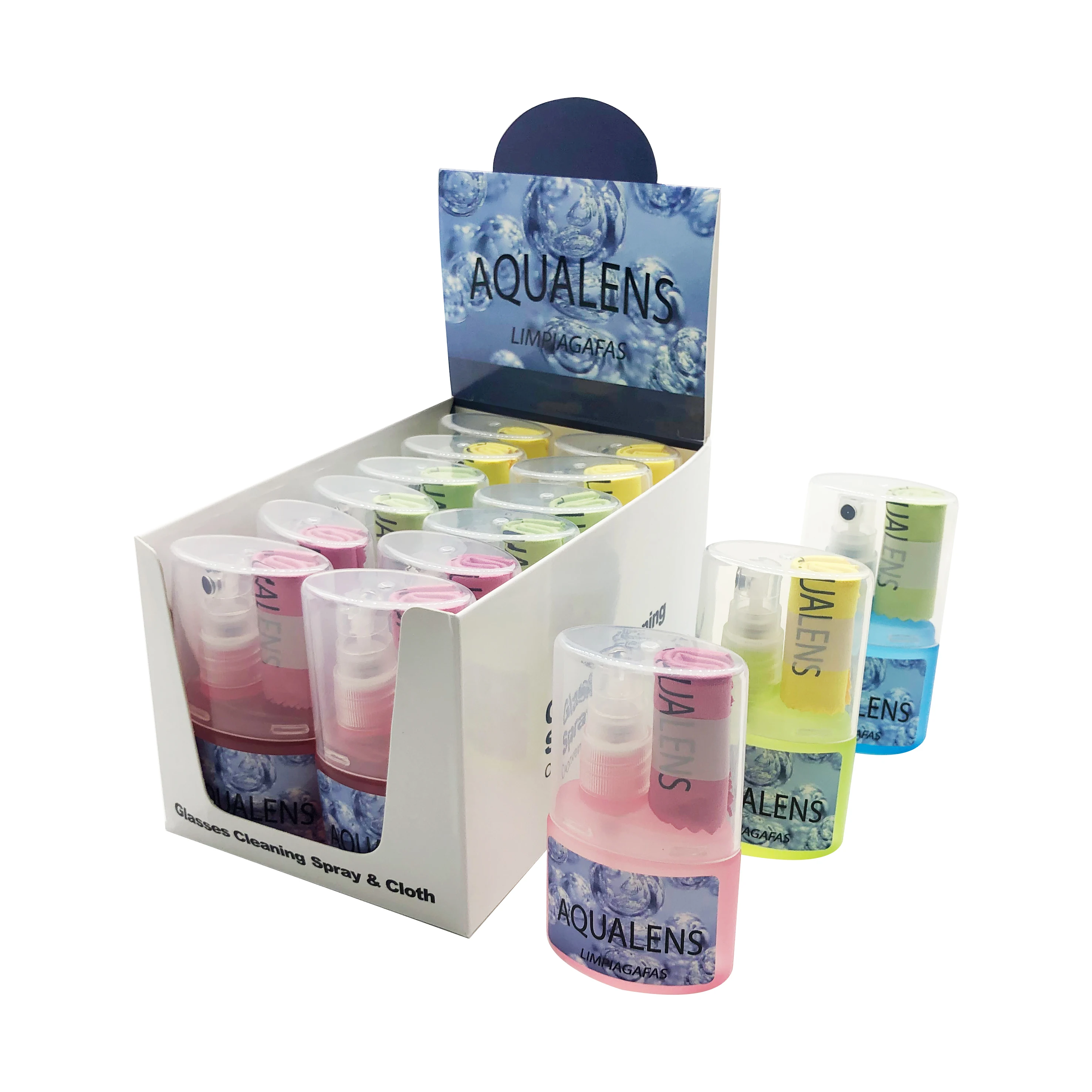 

Eyeglasses Cloth Cleaning Liquid Spray microfiber cloth Glasses Lens Cleaning Set, Customized color