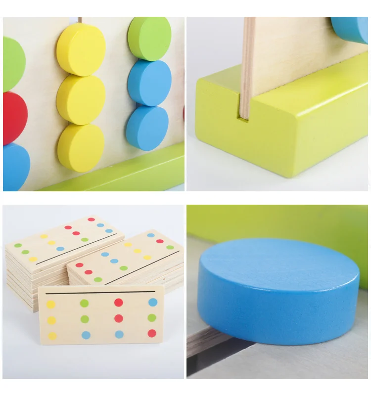 wholesale montessori wooden toys  color match toys educational toys for children