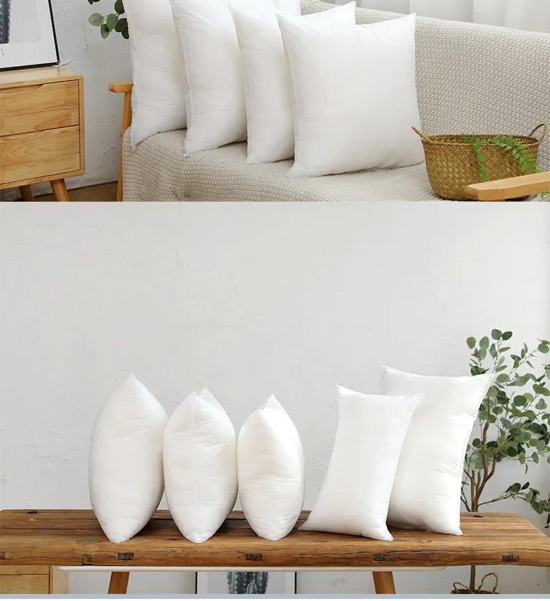 

Throw Pillow Inserts 18x18 20x20 PP Cotton pillow fillings Square Rectangle Polyester Cushion Inner Stuffing Filling