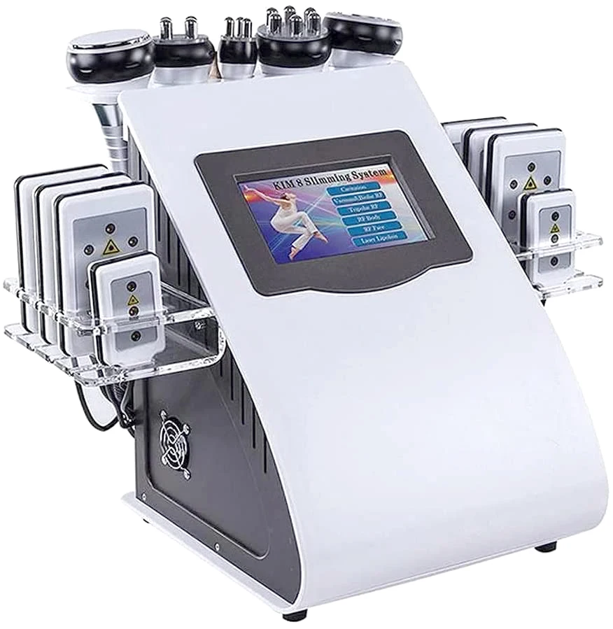 

6 in 1 new 40k professional verified ultrasonic slimming vacuum cavitation system s shape slimming lipolaser cavitation machine