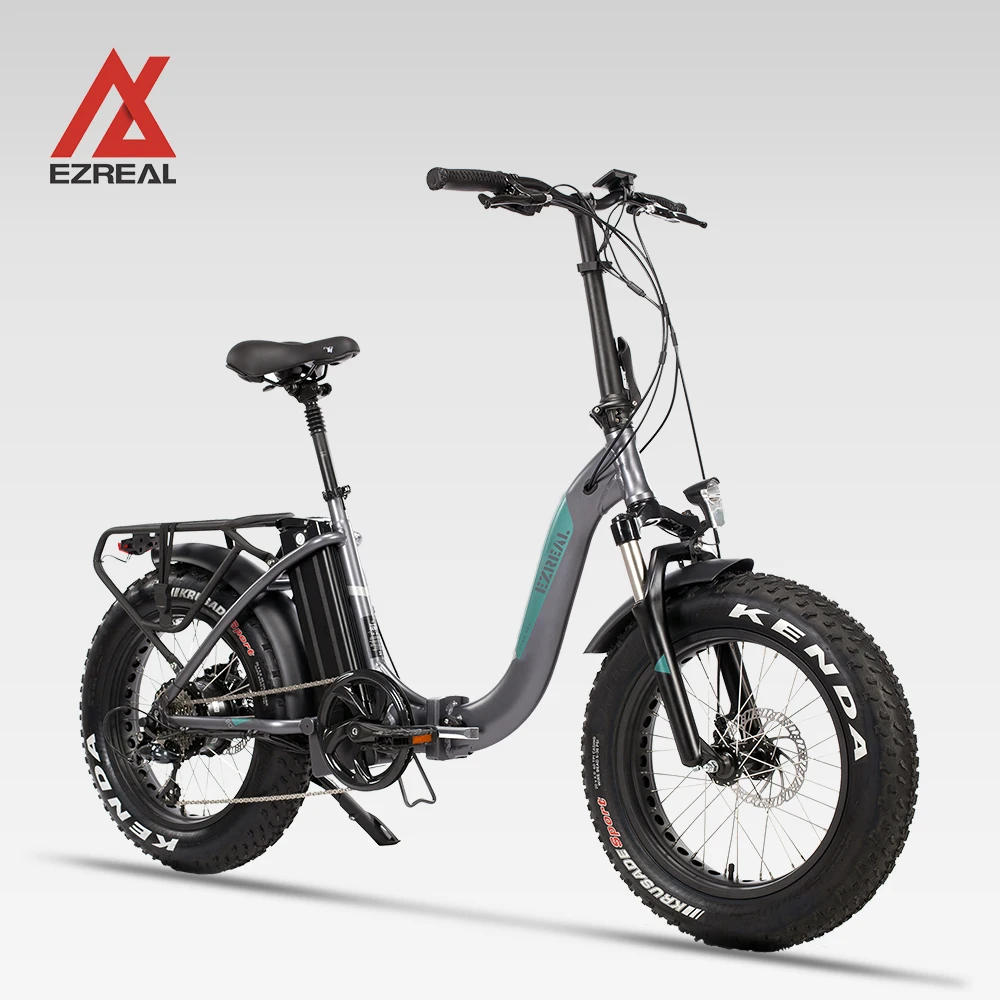 

EZREAL European warehouse 20 folding bike electric bicycle with BAFANG 48V 250W H500 rear drive motor