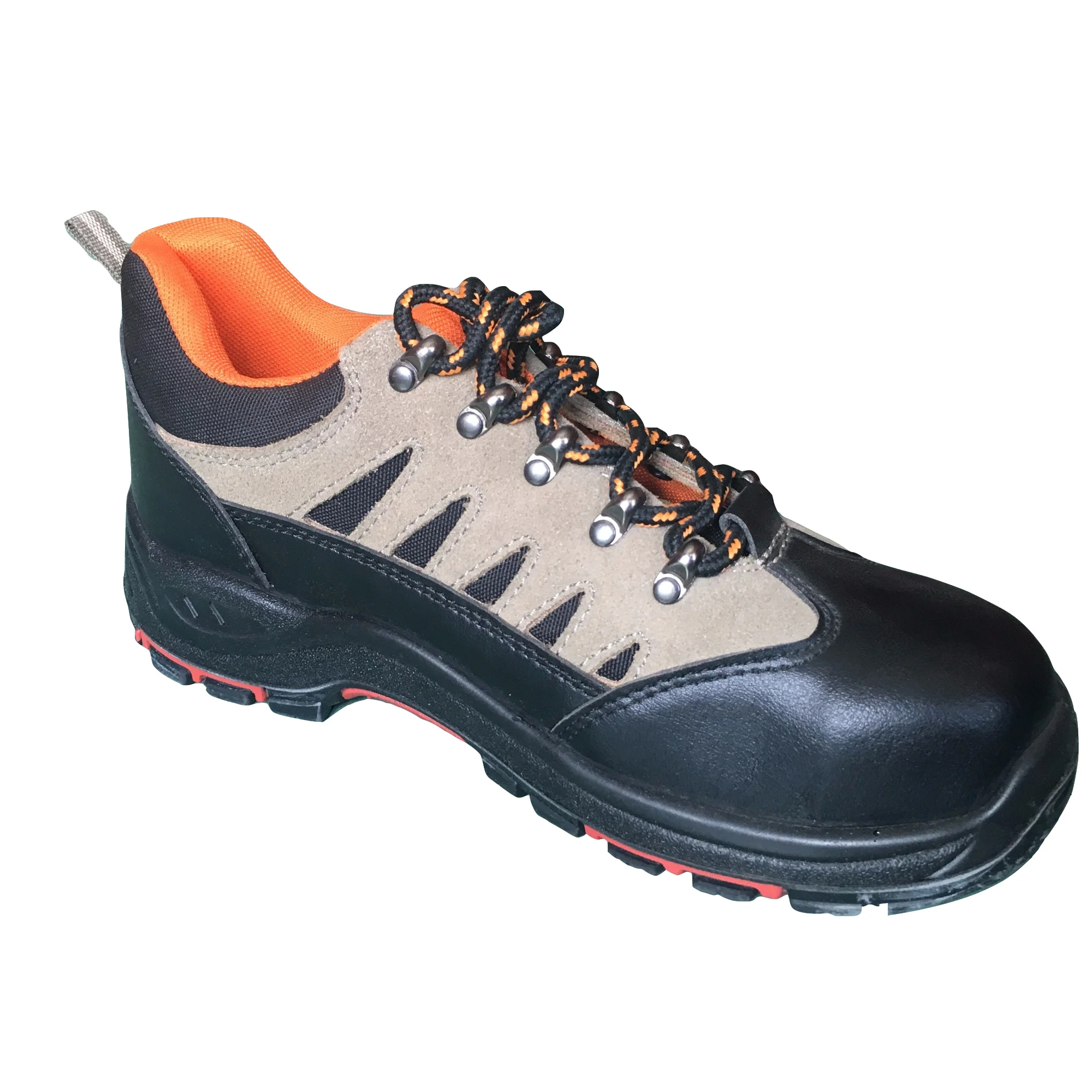 透气轻便的工作安全鞋为男钢脚趾