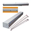 Custom single sided roll up banner stand retractable display with snap rail telescopic pole