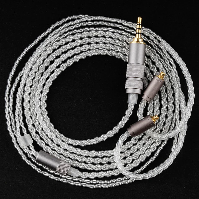 

mmcx/ 2pin 0.78 needle earphone upgrade cable silver core