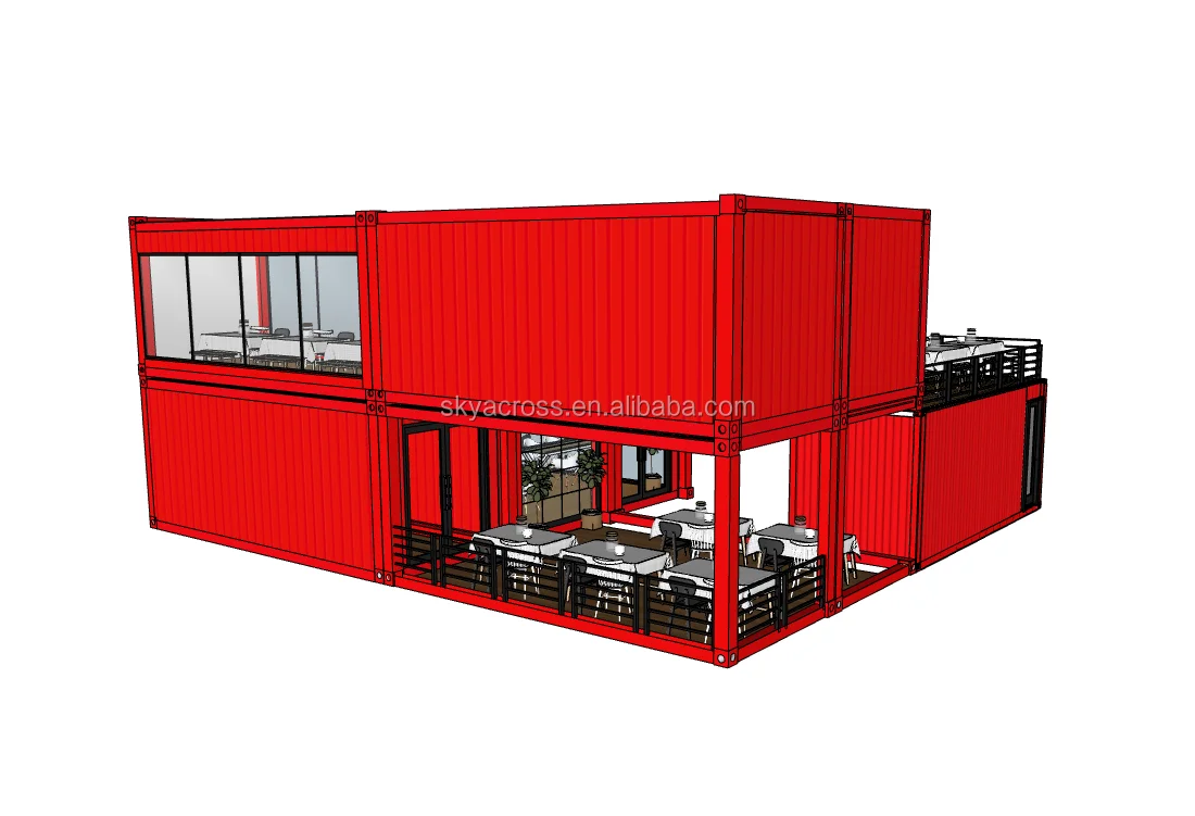 Two-story Pop-up Container Coffee Restaurant Bar Cafe Kiosk,Booth Use ...