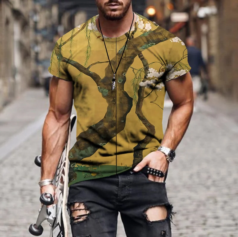 

No Minimum Polyester Tshirts Custom 3D Sublimation Printing Casual High Stretch Slim Fit T Shirt For Muscle Men, Customized color