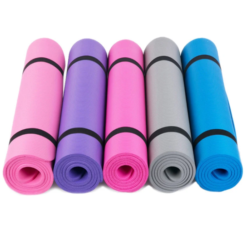 

Wholesale Customized Eco-friendly High Density 8mm NBR yoga mat, Customized color