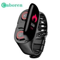 

M1 Newest AI Smartwatch With Bluetooth Earphone Heart Rate Monitor Smart Wristband Long Time Standby Sport Watch Men