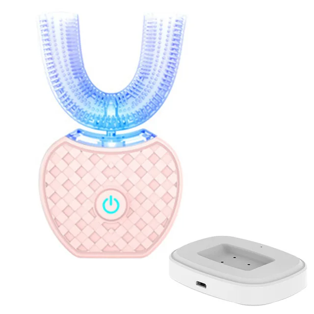 

Topacme Automatic Toothbrush Rechargeable Dental Teeth Whitening 4 Working Mode Sonic Teethbrush